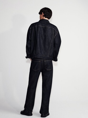 2点以上でさらに10%OFF】[90's Straight]ジーンズ(デニムパンツ