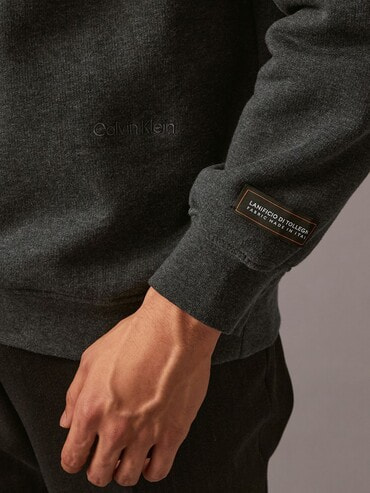 Calvin Klein / カルバンクライン】ロゴ刺繍 スウェット クルー