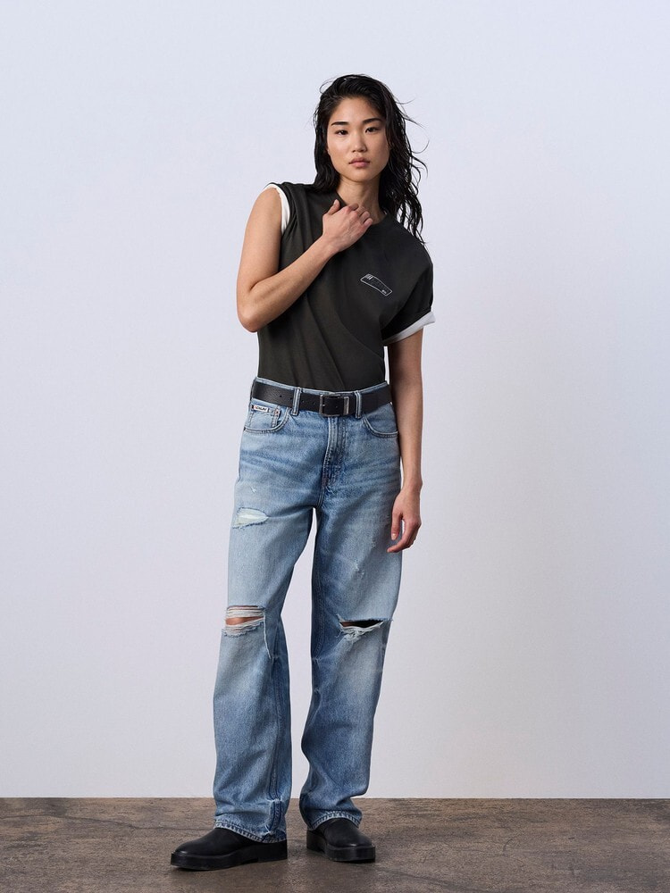 Tシャツ - ロゴバッジ リラックスTシャツ 26