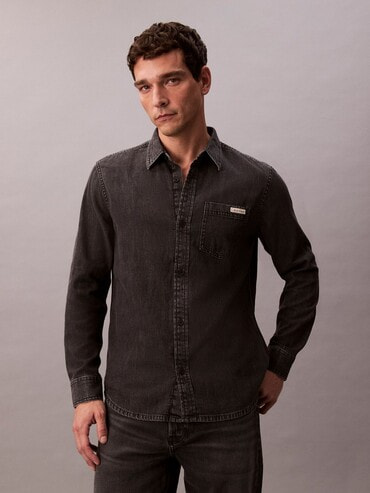   Jeans デニムシャツ　カルバンクライン　半袖 カルバンクライン メンズ 半袖 CK ロゴ Tシャツ J30J314314