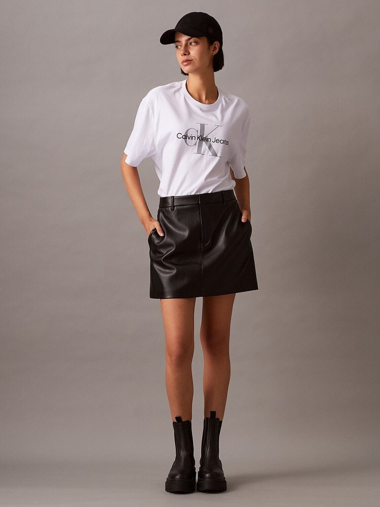 Tシャツ - [MINGYU / ミンギュ、Danielle / ダニエル、チャ・ウヌ着用商品]ショートスリーブ モノグラムロゴTシャツ 7