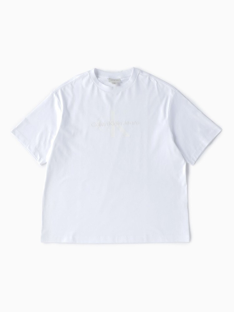 Calvin Klein/カルバンクライン] モノグラムロゴ プリントT