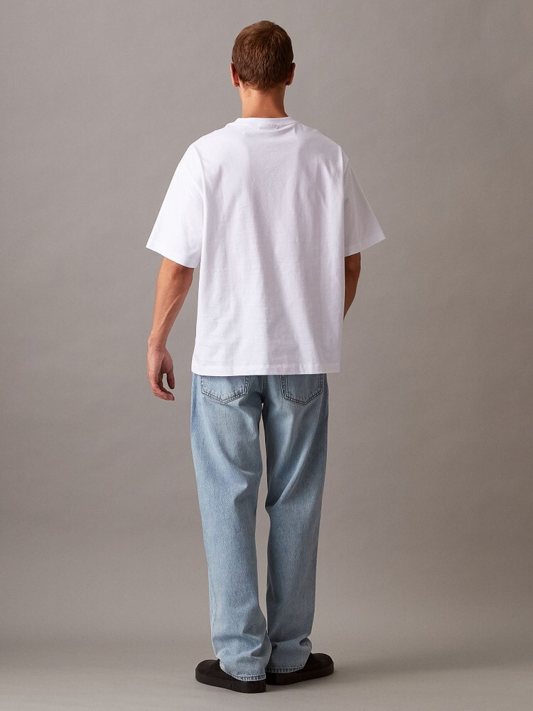 希少】Calvin Klein デニム調 セットアップ ツータックパンツ 薄手
