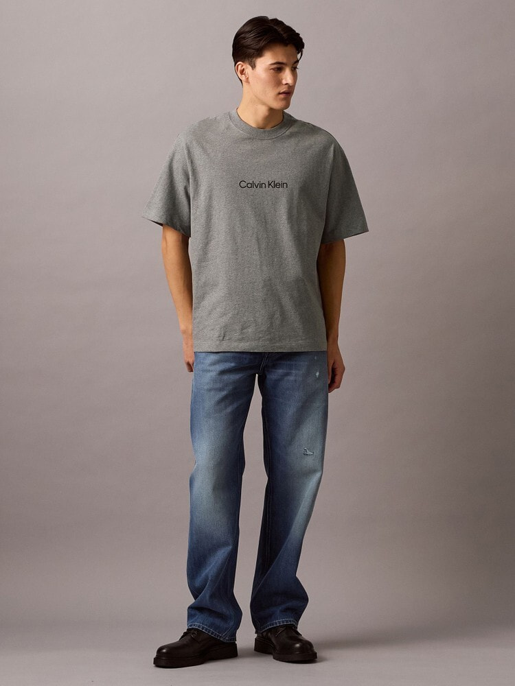 Tシャツ - スタンダードロゴ リラックス クルーネックTシャツ