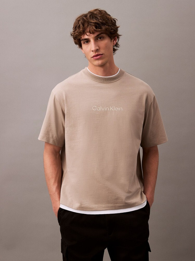 Tシャツ - スタンダードロゴ リラックス クルーネックTシャツ