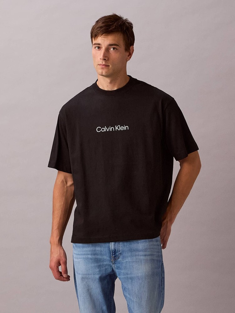Tシャツ - スタンダードロゴ リラックス クルーネックTシャツ