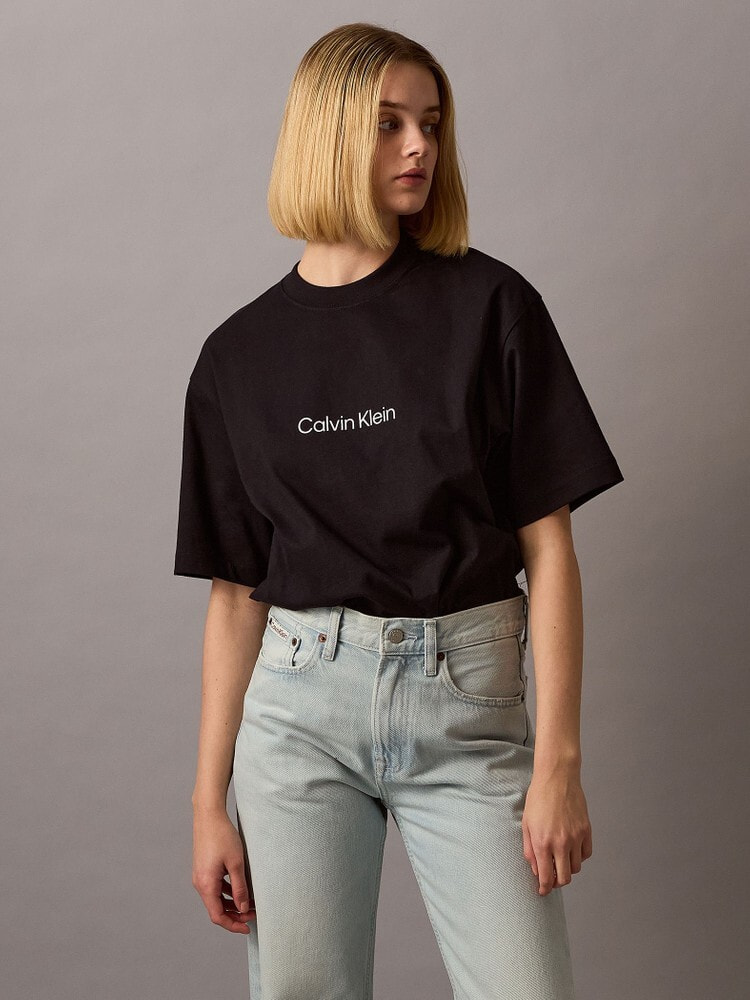 【匿名配送】カルバンクラインジーンズ　ミッドレングスフィッシュテイルパーカー ckhoodieout-1.jpg