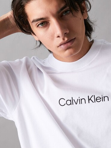 カルバン・クライン/STNDRD リラックス クルーネック Tシャツ ブラック XS メンズ Tシャツ・カットソー(Calvin Klein)マルイ 通販 ブラック