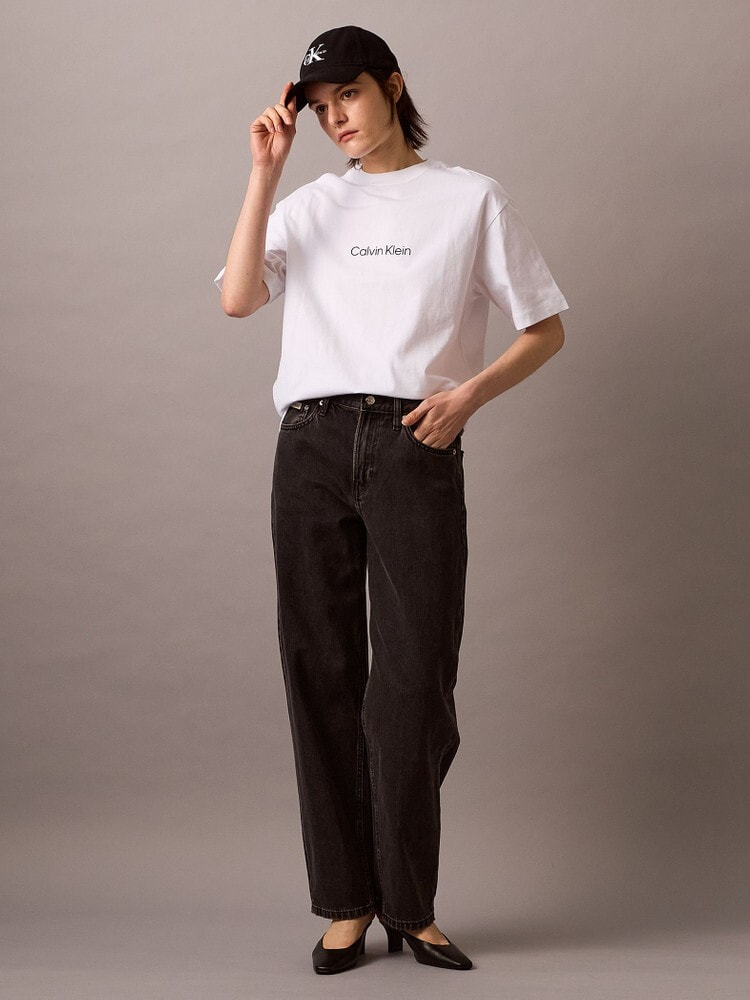 Tシャツ - スタンダードロゴ リラックス クルーネックTシャツ