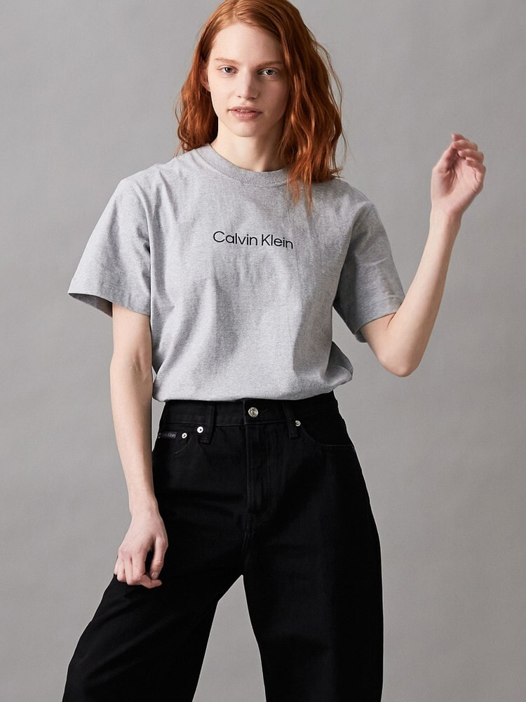 ロゴプリントボクシーTシャツ | カルバン・クライン 公式オンラインストア