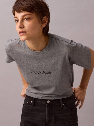 Calvin Klein - 新品 USA カルバンクライン 長袖 ロゴTシャツ