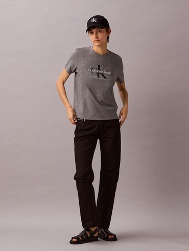   Jeans ヘビージャージー モノグラムTシャツ 送関込 Rロゴ ヘビーコットンジャージーTシャツ M3016 ．000