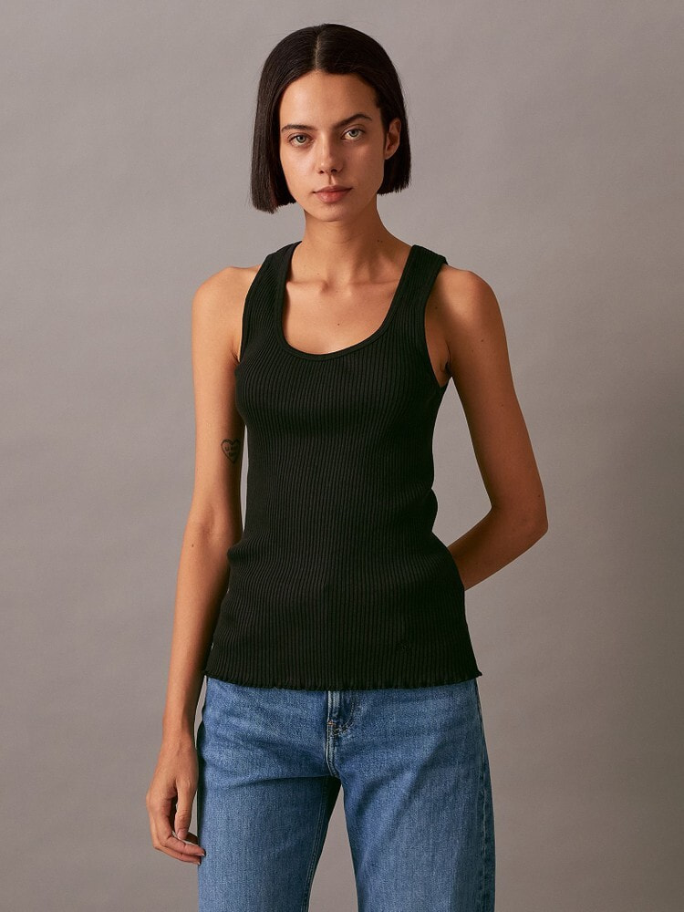 タンクトップ - リブタンクトップ | カルバン・クライン 公式