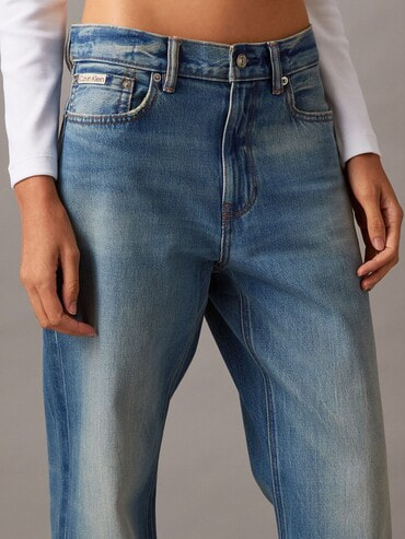 【 】CKロゴ/90’sルースデニム Calvin Klein】CKロゴ/90'Sルースデニム (Calvin Klein/デニム