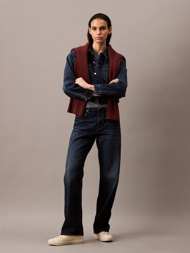 【 】CK Jeans 90s ストレートジーンズ◆送料無料◆ 90's Straight]ジーンズ(デニムパンツ) - 90s ストレートダーク