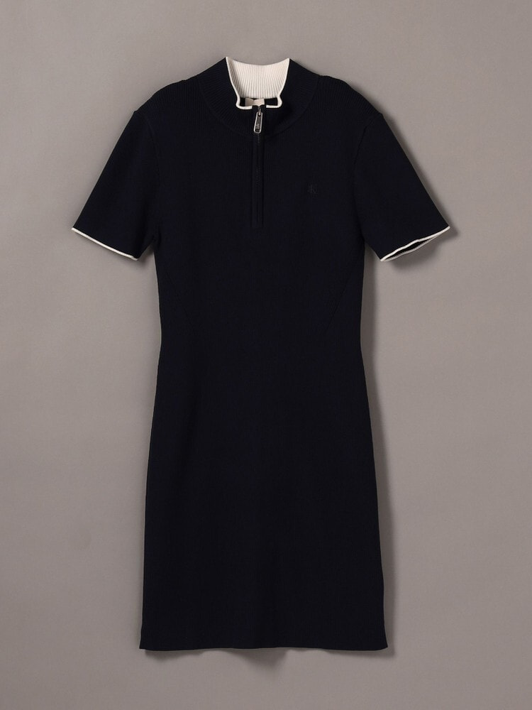 【日本未入荷！】　  カルバンクライン　ワンピース 黒　S Amazon.co.jp: (カルバンクライン) A- SIDE REPEAT LOGO