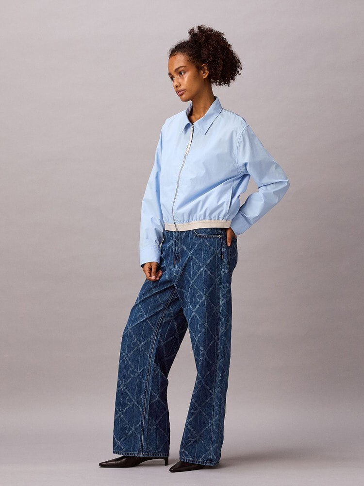 シャツ - ロングスリーブクロップドシャツ | カルバン・クライン 公式