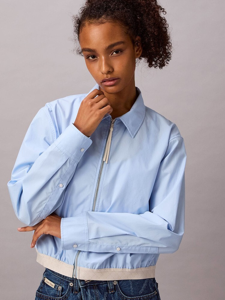 シャツ - ロングスリーブクロップドシャツ | カルバン・クライン 公式