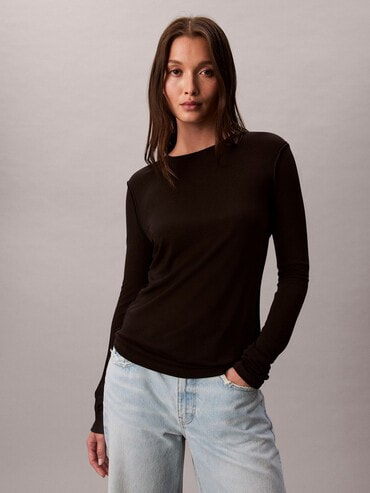 長袖Tシャツ - ロングスリーブトップ | カルバン・クライン 公式