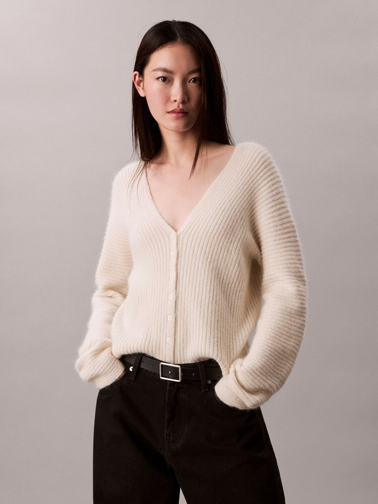   カルバンクラインニットカーデガン　メンズ　レディース 楽天市場】Calvin Klein カルバンクライン カーディガン REGULAR