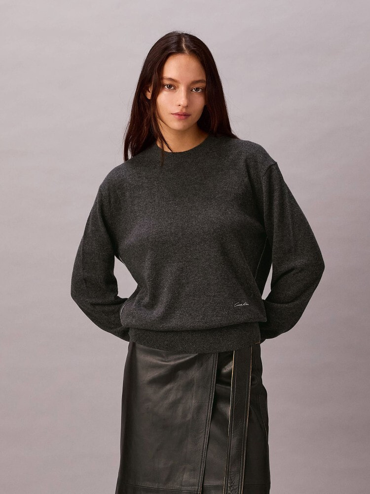 ニット - カシミヤロングスリーブプルオーバー | カルバン・クライン