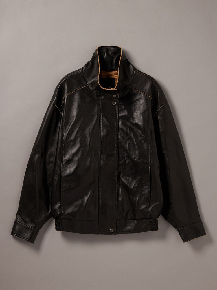 Calvin Kleinカルバンクライン　黒レザー（羊革）半袖ワンピース　訳あり 商品一覧 | カルバン・クライン 公式オンラインストア