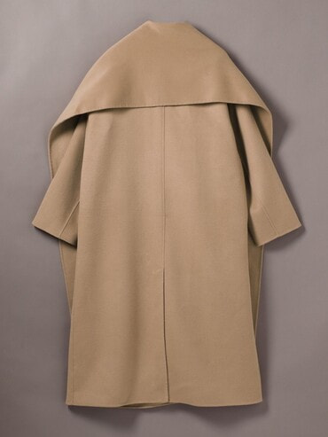 コート - ダブルフェイスウールスカーフコート | カルバン