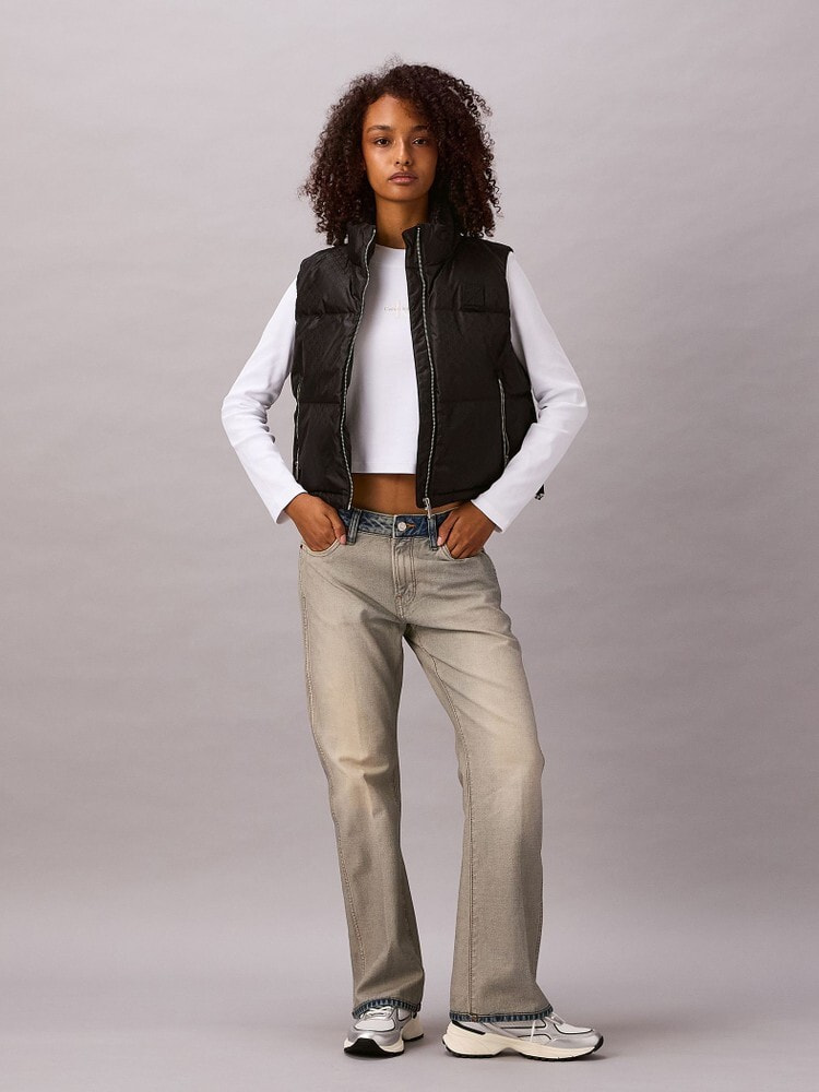 カルバンクライン ダウンベスト ダウンベスト - ロゴジャカードパッファダウンベスト | カルバン