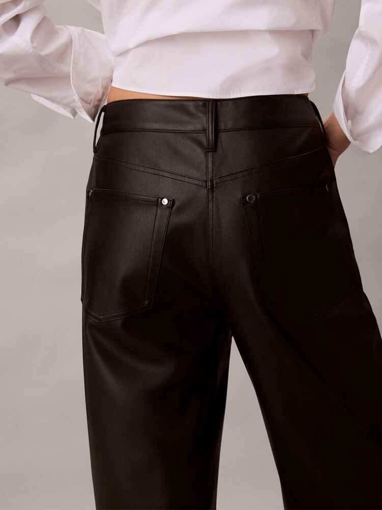 パンツ - レザー5ポケットパンツ | カルバン・クライン 公式オンライン