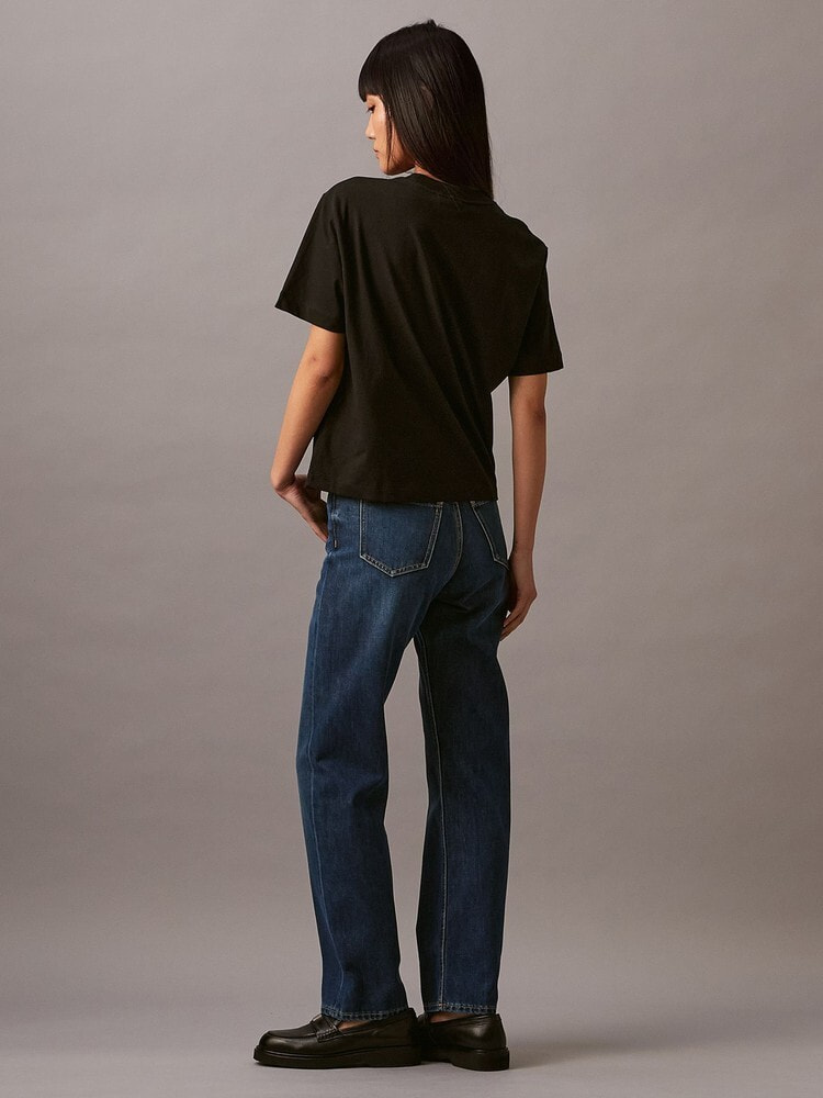 Tシャツ - ショートスリーブリラックススタンダードロゴクルーネックTシャツ 8