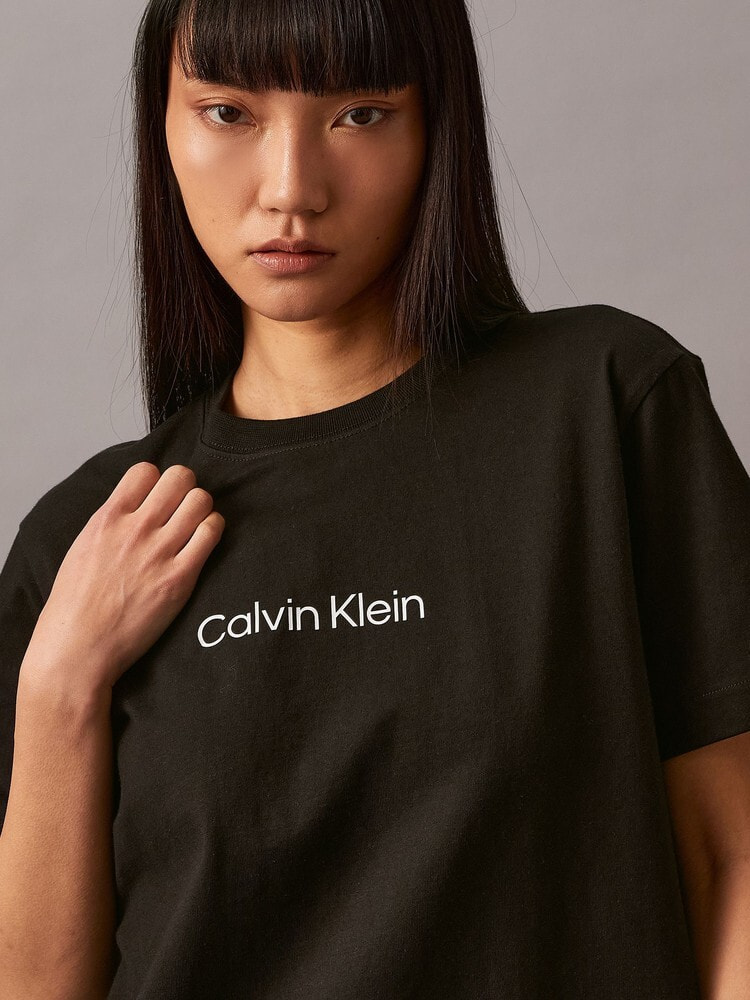 Tシャツ - ショートスリーブリラックススタンダードロゴクルーネックTシャツ 9