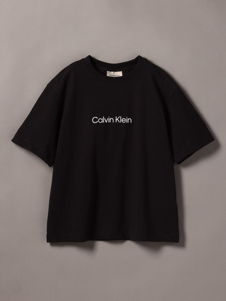 Tシャツ - ショートスリーブリラックススタンダードロゴクルーネックTシャツ 10