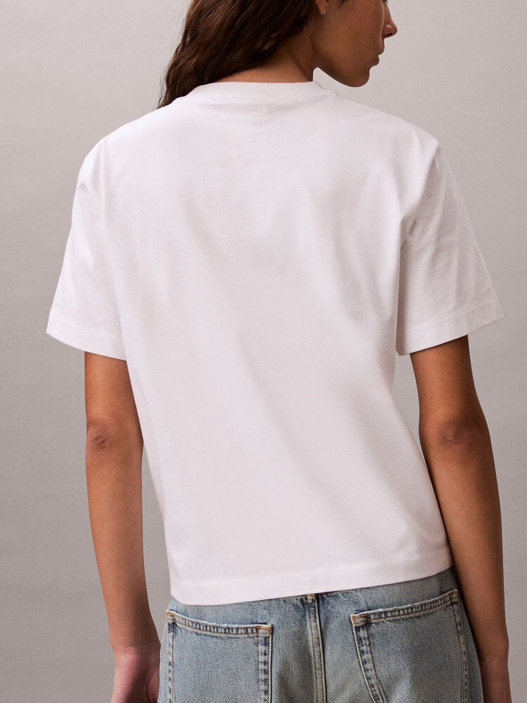 Tシャツ - ショートスリーブリラックススタンダードロゴクルーネックTシャツ 15