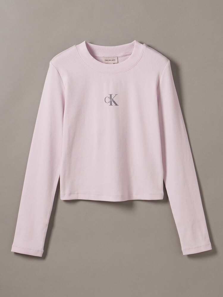 長袖Tシャツ - ロングスリーブモノグラムベビーTシャツ | カルバン