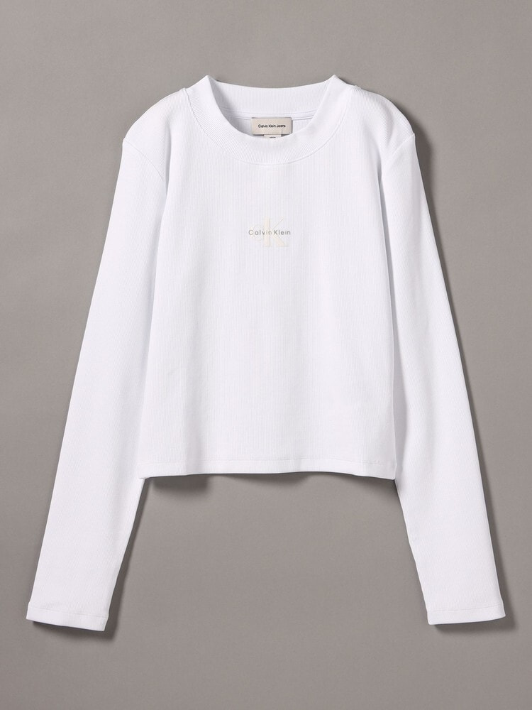 ロングスリーブモノグラムベビーTシャツ【新品未使用】 長袖Tシャツ - ロングスリーブモノグラムベビーTシャツ | カルバン