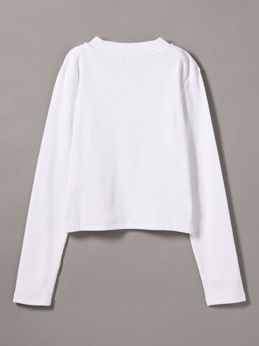 長袖Tシャツ - ロングスリーブモノグラムベビーTシャツ | カルバン