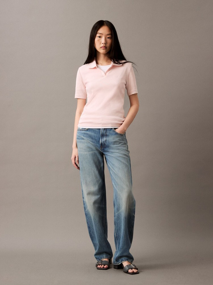 ☆関税込☆Calvin Klein☆スリムフィットVネックポロシャツ