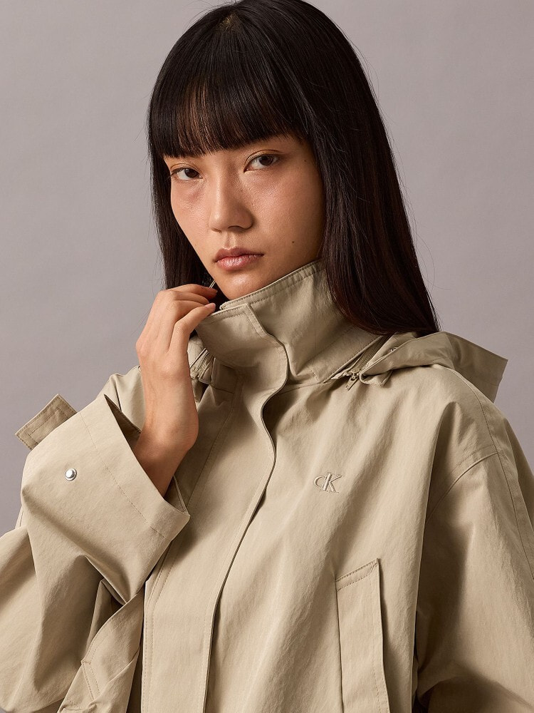 【 】CKJ★フーデッドショートジャケット★送料無料 2点以上でさらに10%OFF】ジャケット - フーデッドショート