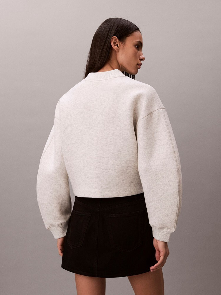 ボンバージャケット - オーバーサイズショートジップボンバー