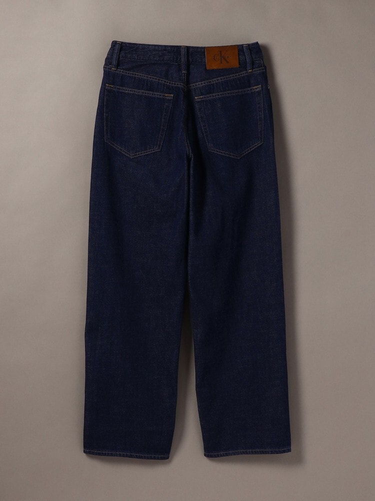 90s Straight]ジーンズ(デニムパンツ) - リネンリラックスストレート