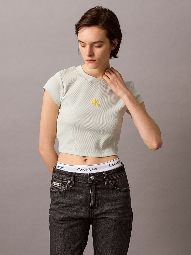 Tシャツ - モノグラムベビーTシャツ | カルバン・クライン 公式