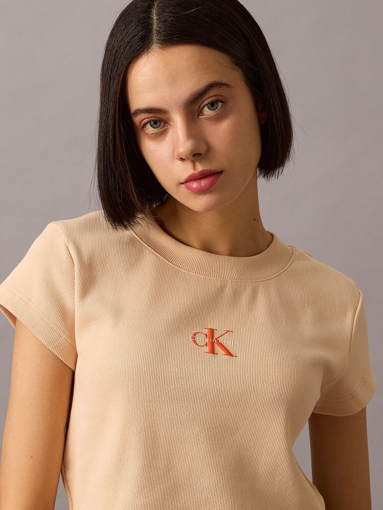 Tシャツ - モノグラムベビーTシャツ [Hanni / ハニ、Hyein / へ