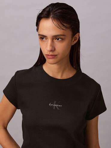 Tシャツ - モノグラムベビーTシャツ | カルバン・クライン 公式