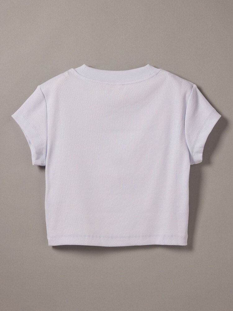 【カルバンクライン】リンガー ベビーTシャツ Tシャツ - モノグラムベビーTシャツ | カルバン・クライン 公式