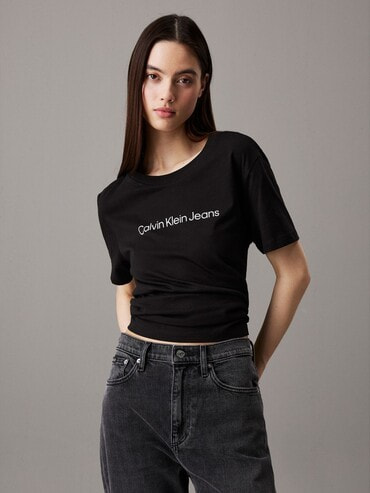 Tシャツ - インスティテューショナルストレートTシャツ