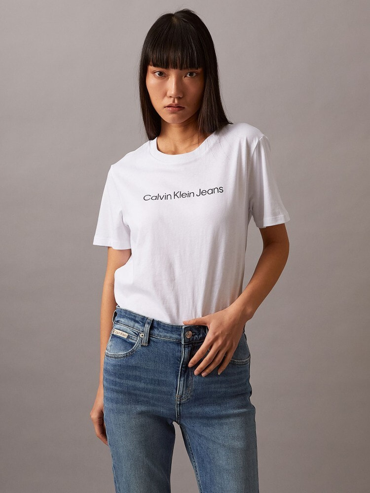 Tシャツ - インスティテューショナルストレートTシャツ