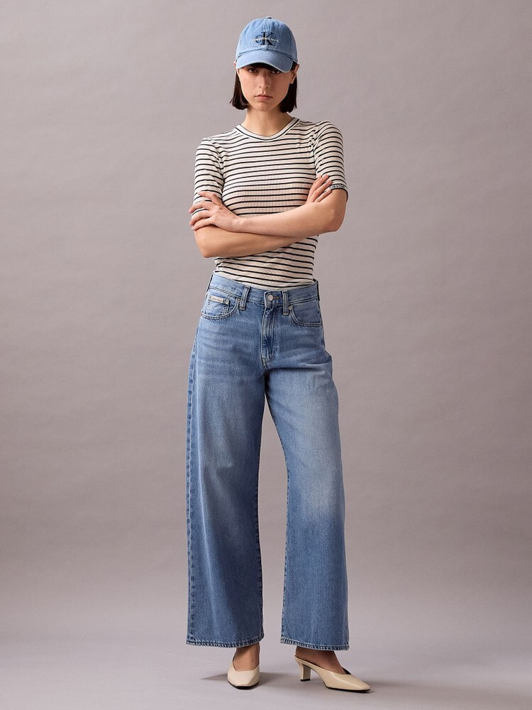【ザ・ロウ】 Denim - Wide-Leg Jeans デニム・ジーパン Ankle Wide Leg Jeans デニムパンツ ジーンズ レディース