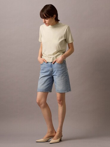 デニムショートパンツ - シグネチャー90sフィットショーツ デニムショートパンツ - シグネチャー90sフィットショーツ