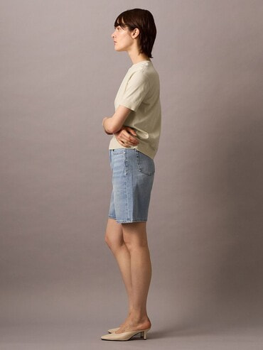 【  Jeans】CKロゴ/デニムショーツ Calvin Klein Jeans】CKロゴ/デニムショーツ