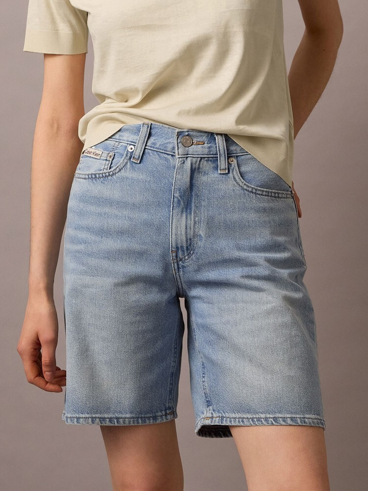 2点以上でさらに10%OFF】デニムショートパンツ - リラックス